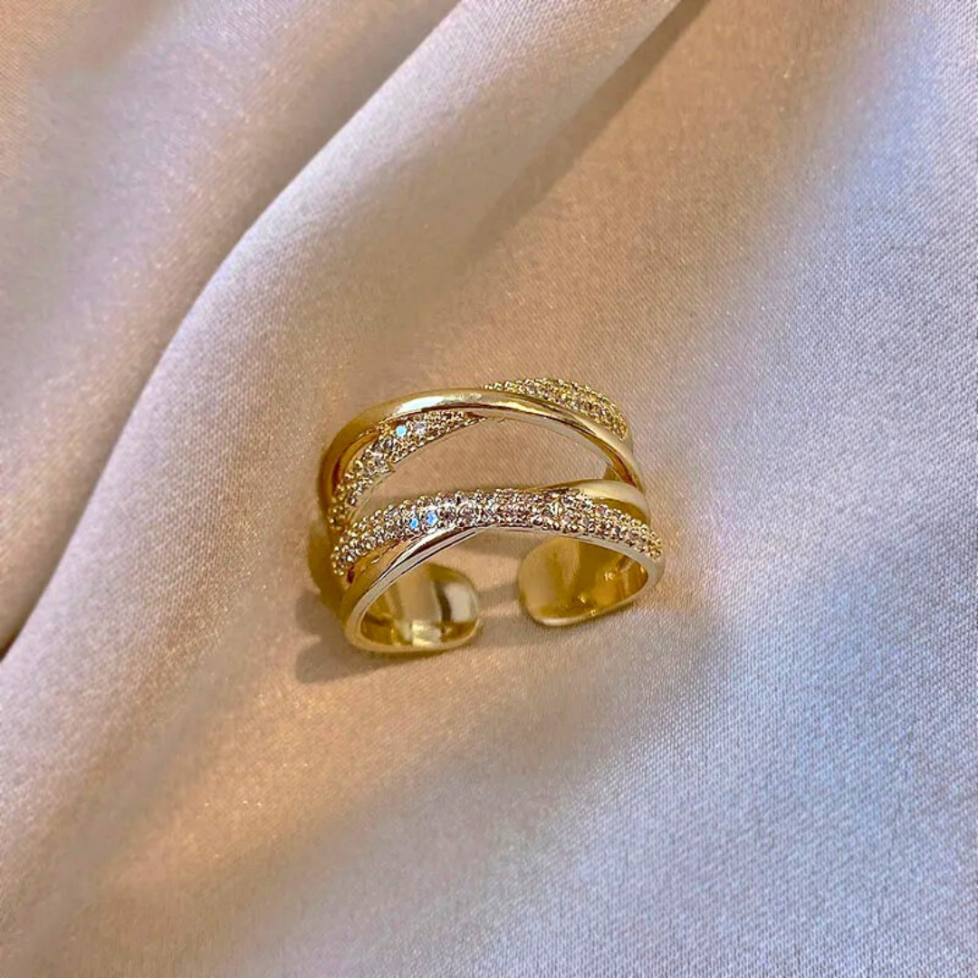 Anel Aurora Banhado a Ouro 18K