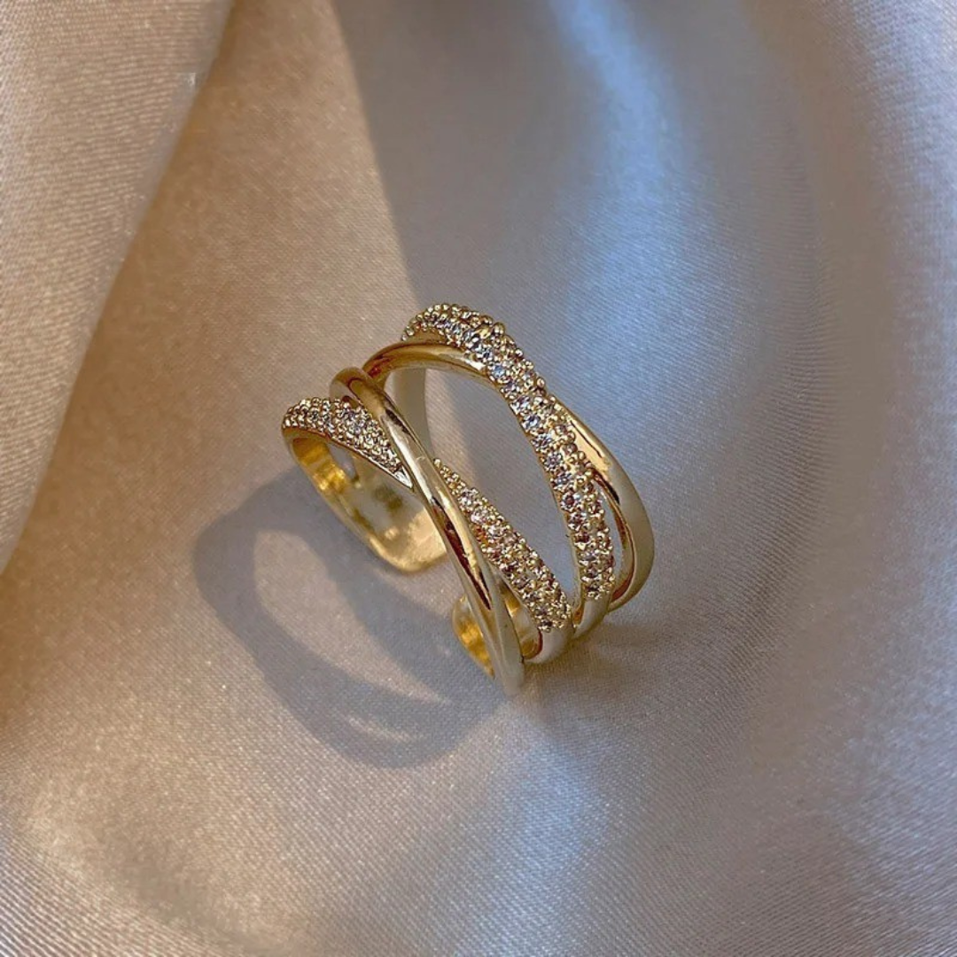 Anel Aurora Banhado a Ouro 18K