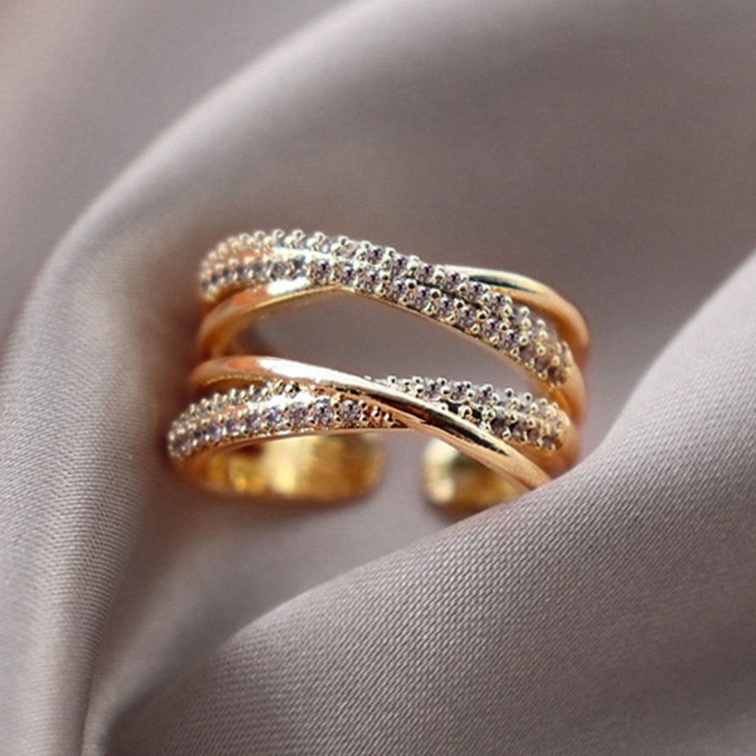 Anel Aurora Banhado a Ouro 18K