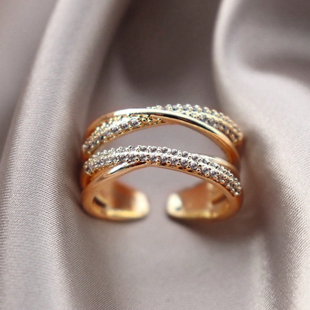 Anel Aurora Banhado a Ouro 18K
