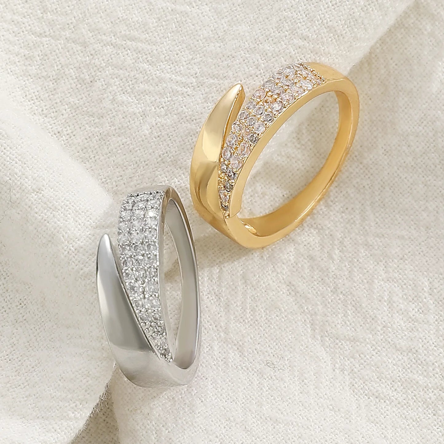 Anel Esplendor Banhado a Ouro 18K