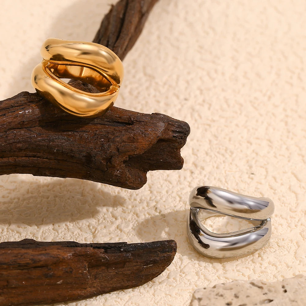 Anel Belle Banhado a Ouro 18K