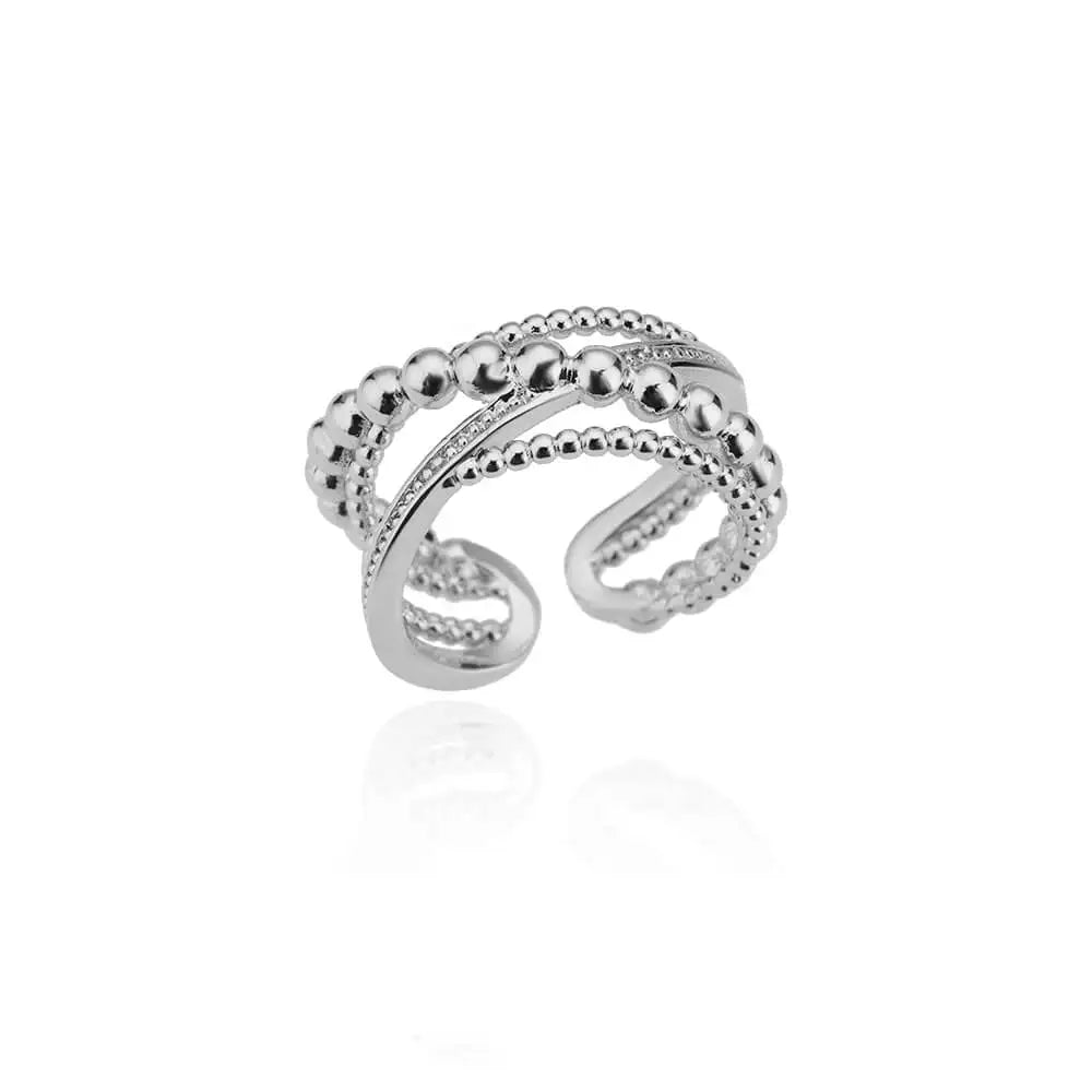 Anel Solaris Banhado a Ouro 18K