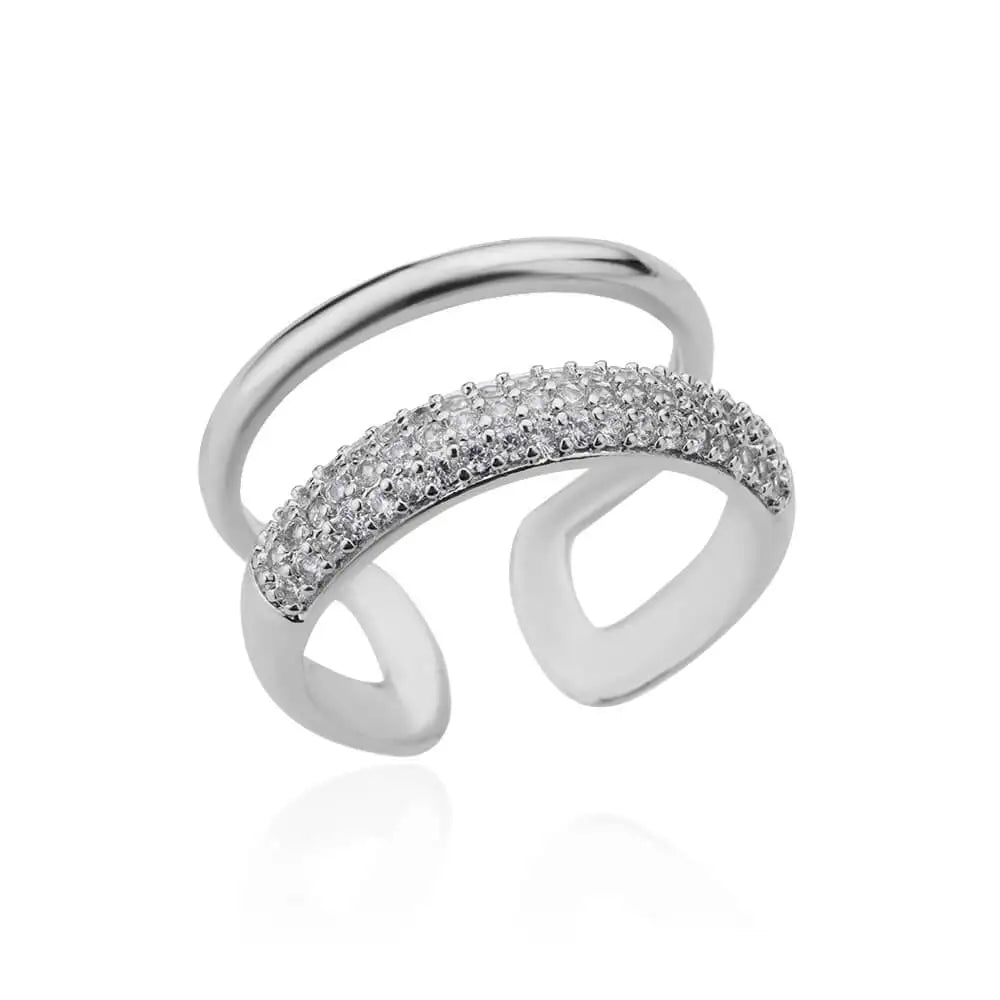 Anel Noir Banhado a Ouro 18K
