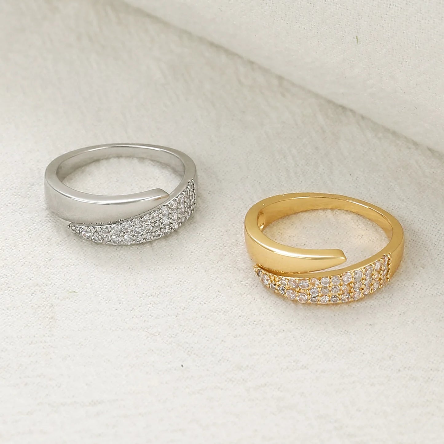 Anel Esplendor Banhado a Ouro 18K