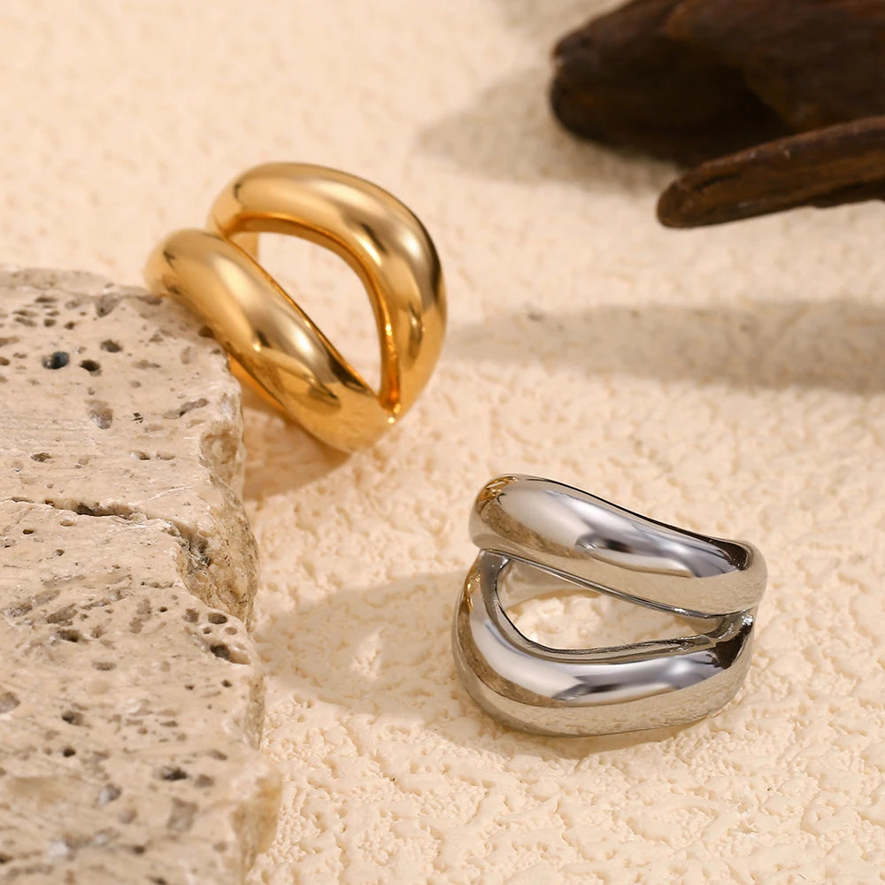 Anel Belle Banhado a Ouro 18K