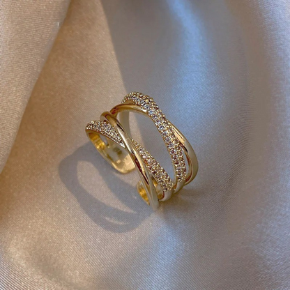 Anel Aurora Banhado a Ouro 18K