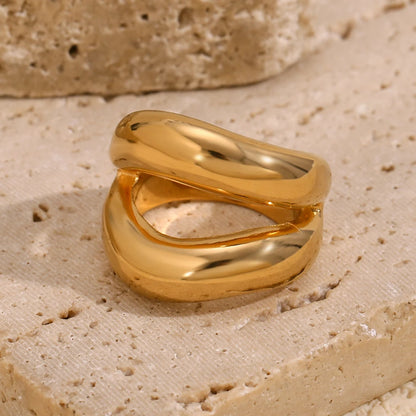 Anel Belle Banhado a Ouro 18K