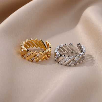 Anel Lumi - Banhado a Ouro 18K