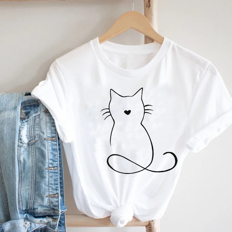 Camiseta Slim Cat